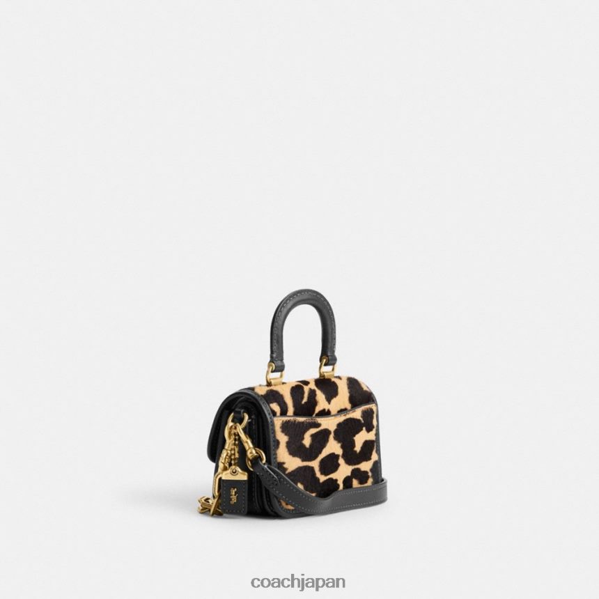 Coach 女性 ローグ トップ ハンドル 12 ヒョウ柄 b4/ヒョウ TZL40293
