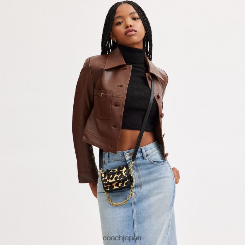 Coach 女性 ローグ トップ ハンドル 12 ヒョウ柄 b4/ヒョウ TZL40293