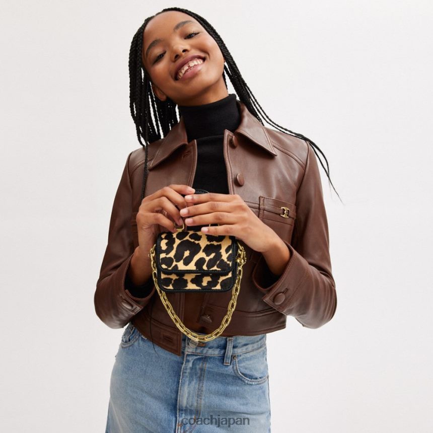 Coach 女性 ローグ トップ ハンドル 12 ヒョウ柄 b4/ヒョウ TZL40293