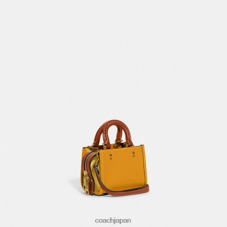 Coach 女性 カラーブロック再生レザー製ローグ 12 b4/キンポウゲマルチ TZL40296