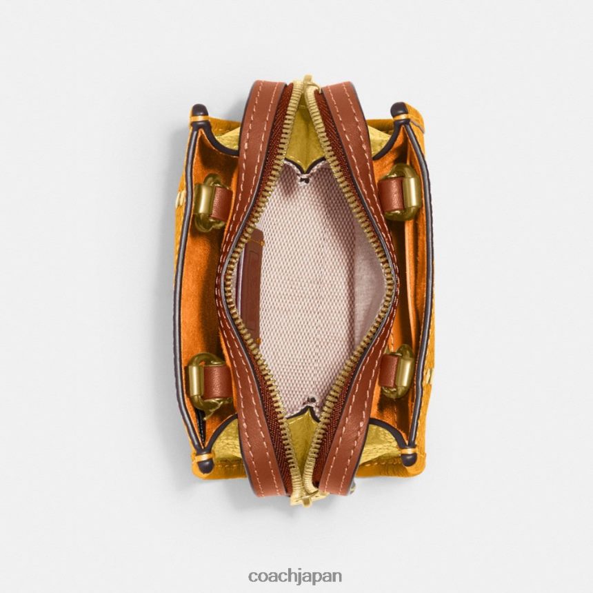 Coach 女性 カラーブロック再生レザー製ローグ 12 b4/キンポウゲマルチ TZL40296