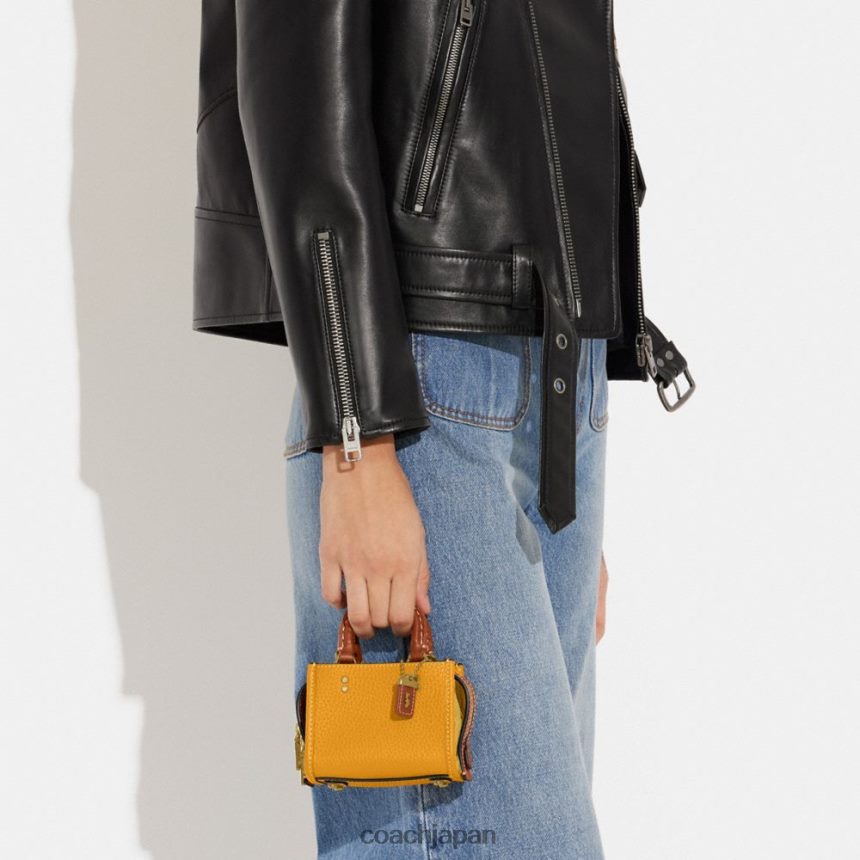 Coach 女性 カラーブロック再生レザー製ローグ 12 b4/キンポウゲマルチ TZL40296