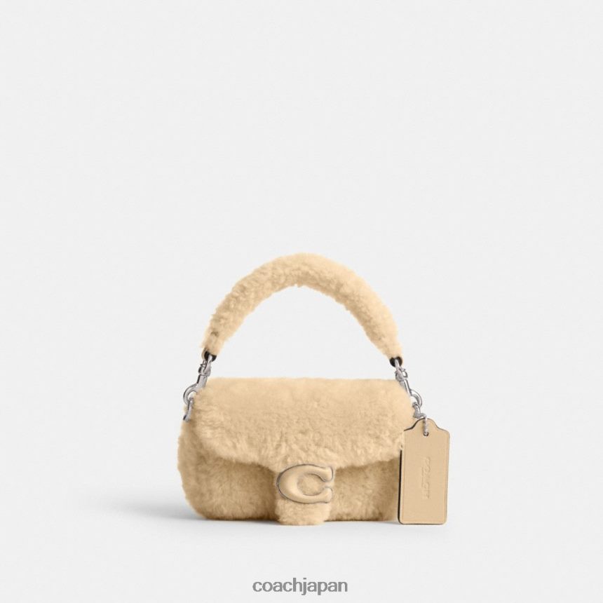 Coach 女性 ムートンのタビー 12 lh/クリーム TZL40297