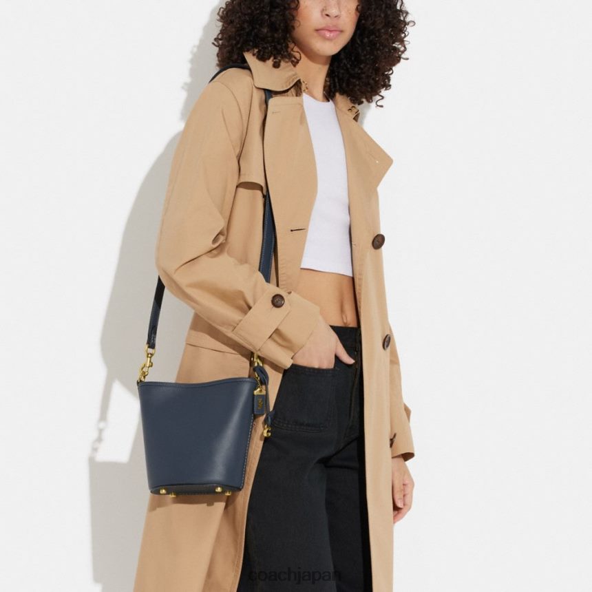 Coach 女性 ダコタ バケットバッグ 16 B4/デニム TZL40214