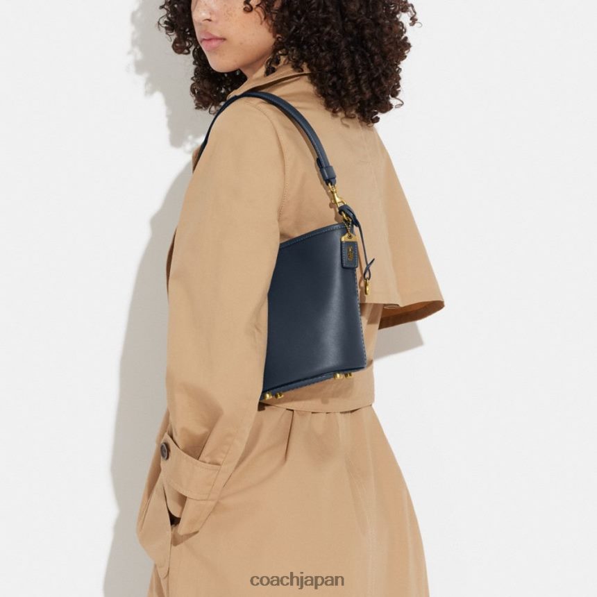 Coach 女性 ダコタ バケットバッグ 16 B4/デニム TZL40214