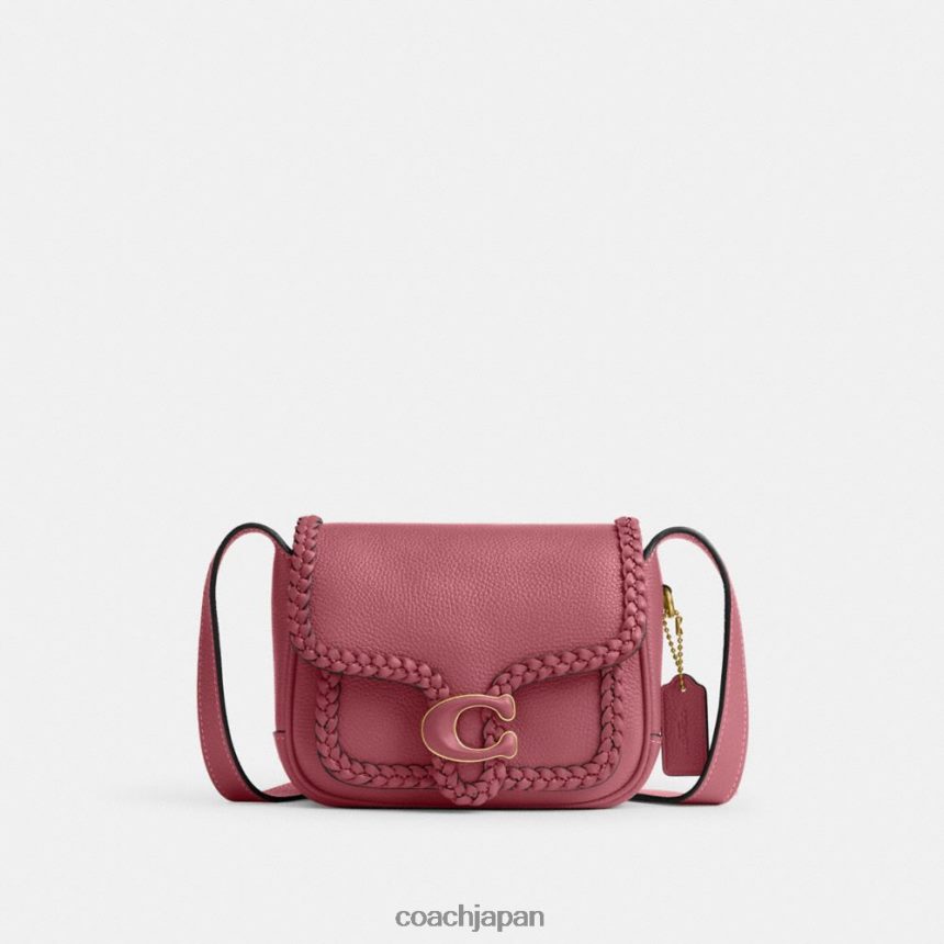 Coach 女性 三つ編みのタビーメッセンジャー 19 b4/ルージュ TZL402130