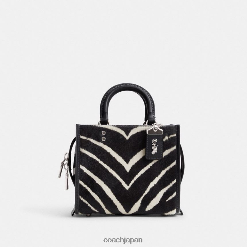 Coach 女性 ローグ 20 ゼブラプリント ヘアカーフ製 左/ゼブラ TZL40289