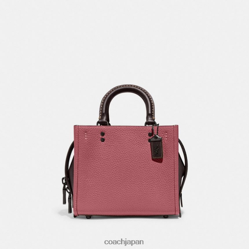 Coach 女性 カラーブロック再生レザー製ローグ 20 v5/ルージュマルチ TZL40284