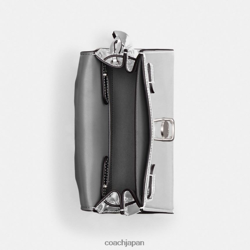 Coach 女性 サミー トップハンドル 21 シルバーメタリック 左/シルバー TZL402230