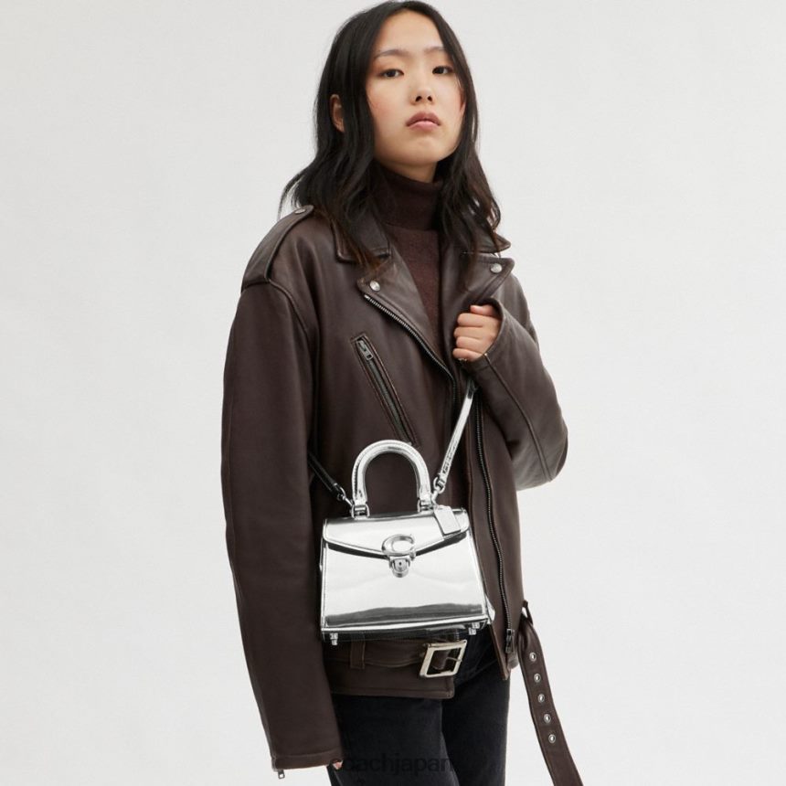 Coach 女性 サミー トップハンドル 21 シルバーメタリック 左/シルバー TZL402230