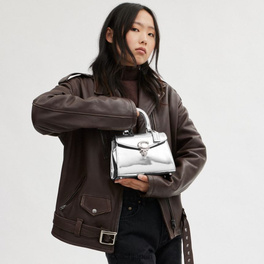Coach 女性 サミー トップハンドル 21 シルバーメタリック 左/シルバー TZL402230