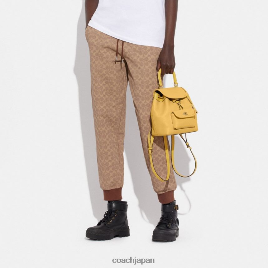 Coach 女性 リヤ バックパック 21 b4/干し草 TZL40261