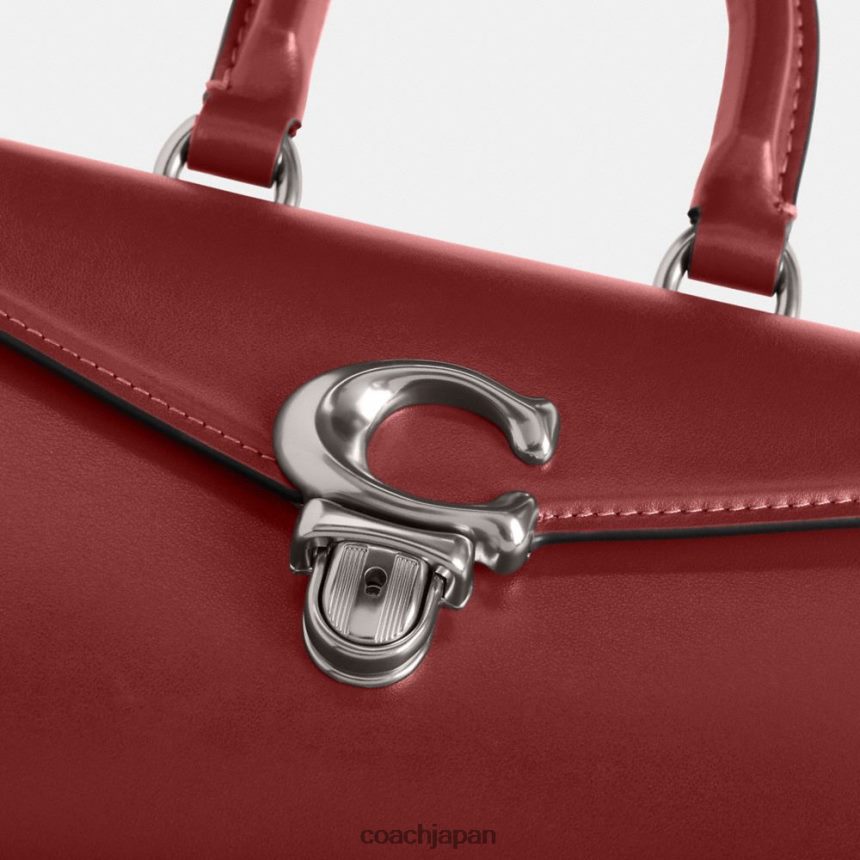 Coach 女性 新年サミートップハンドル 21 ドラゴン付き lh/ルビーレッド TZL402201