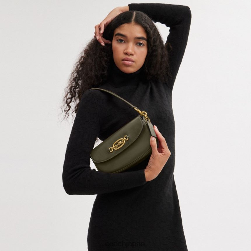Coach 女性 ハーレーショルダーバッグ23 B4/アーミーグリーン TZL40227