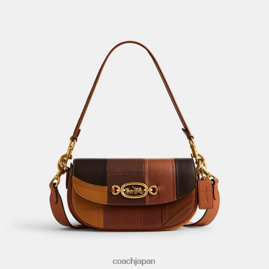 Coach 女性 ハーレー ショルダーバッグ 23 パッチワーク b4/マルチ TZL40225