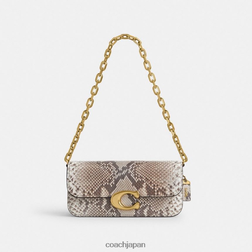 Coach 女性 アイドルバッグ 23 パイソン製 b4/チョーク TZL40244