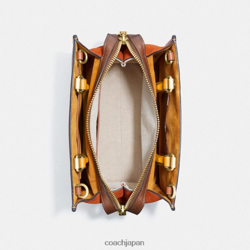 Coach 女性 シグネチャーテキスタイルジャカード製ローグ 25 B4/ココアバーニッシュAMB TZL40295