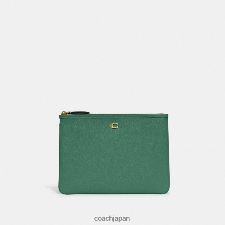 Coach 女性 ポーチ28 b4/若草色 TZL402316