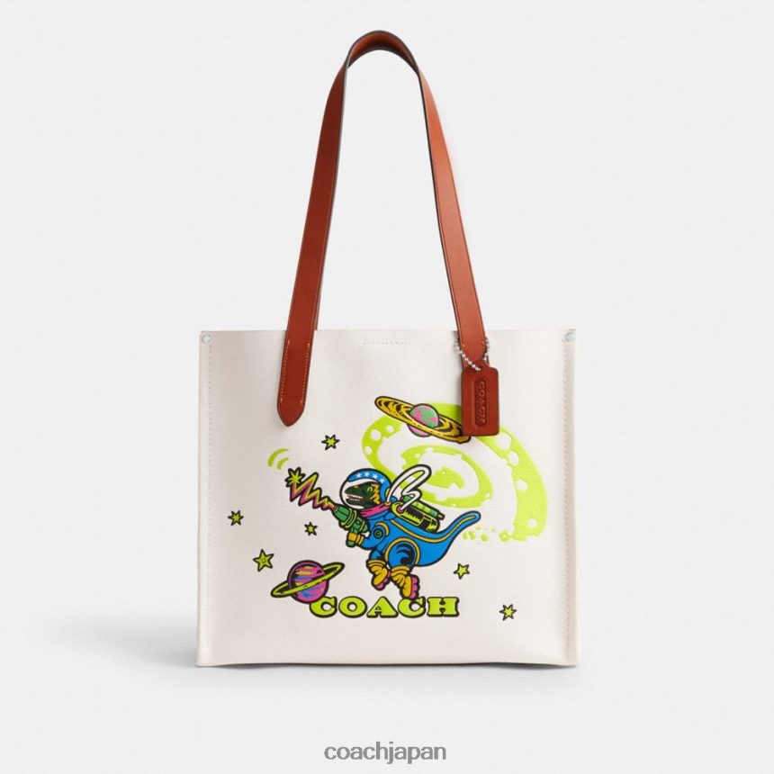 Coach 男性 コズミック コーチ リレー トート 34 ウィズ レキシー チョークマルチ TZL402633