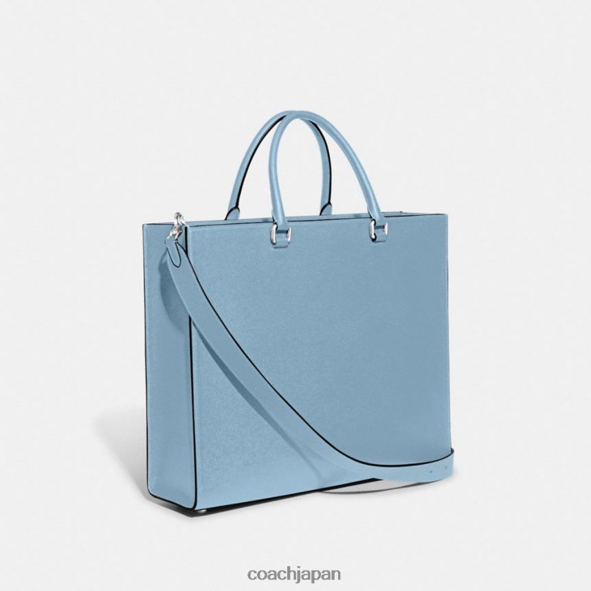 Coach 男性 トート 40、内側にシグネチャー キャンバスが付いています プール TZL402640