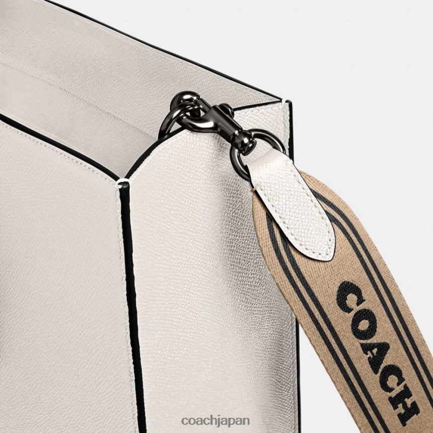 Coach 男性 トート 40、内側にシグネチャー キャンバスが付いています チョーク TZL402641