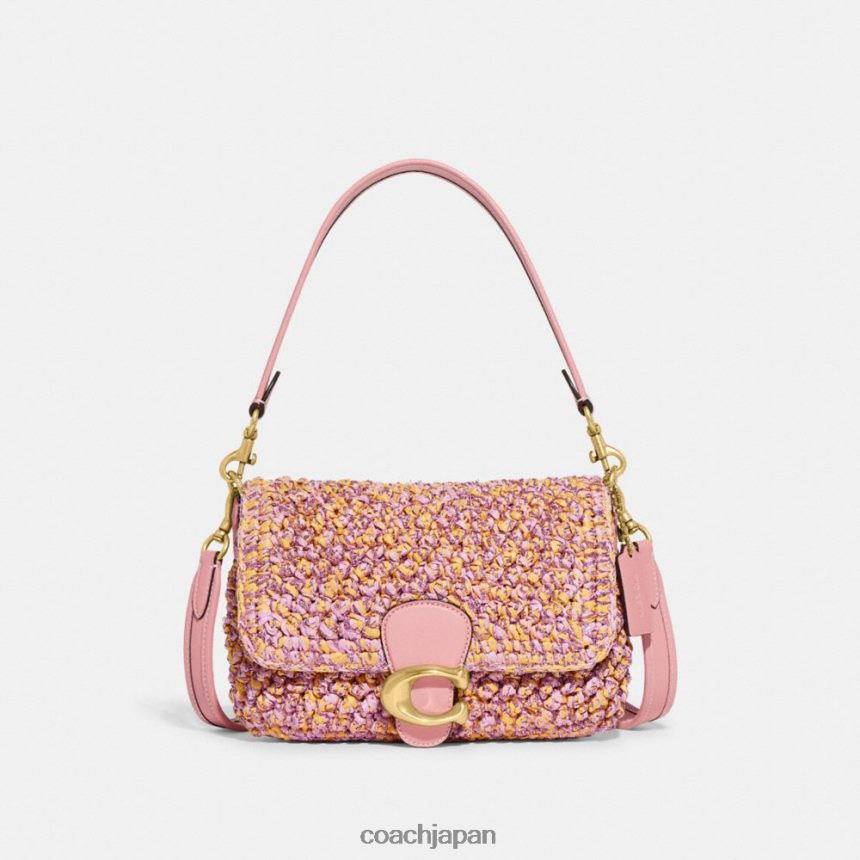 Coach 女性 ソフトタビーショルダーバッグ B4/ピンク/オレンジ TZL402134