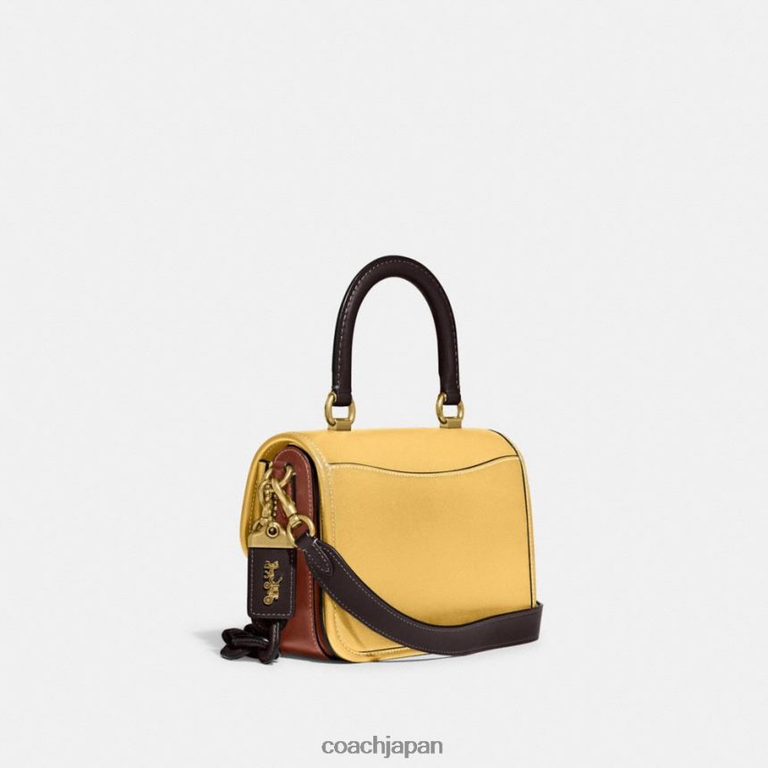 Coach 女性 カラーブロックのローグトップハンドル B4/ヘイマルチ TZL40288
