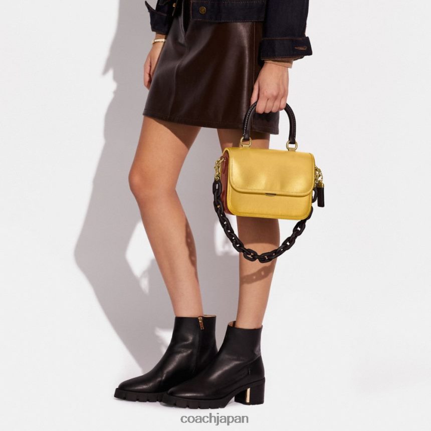 Coach 女性 カラーブロックのローグトップハンドル B4/ヘイマルチ TZL40288