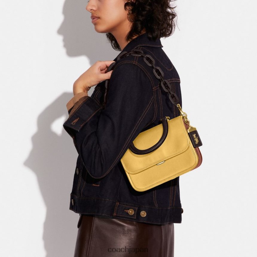Coach 女性 カラーブロックのローグトップハンドル B4/ヘイマルチ TZL40288