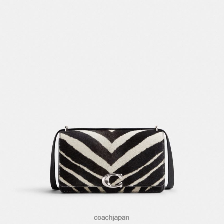 Coach 女性 ゼブラプリント バンディット ショルダーバッグ 左/ゼブラ TZL4021