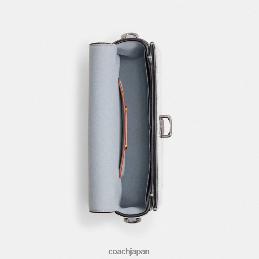 Coach 女性 スパンコール付きスタジオ バゲット バッグ 左/シルバー TZL402184