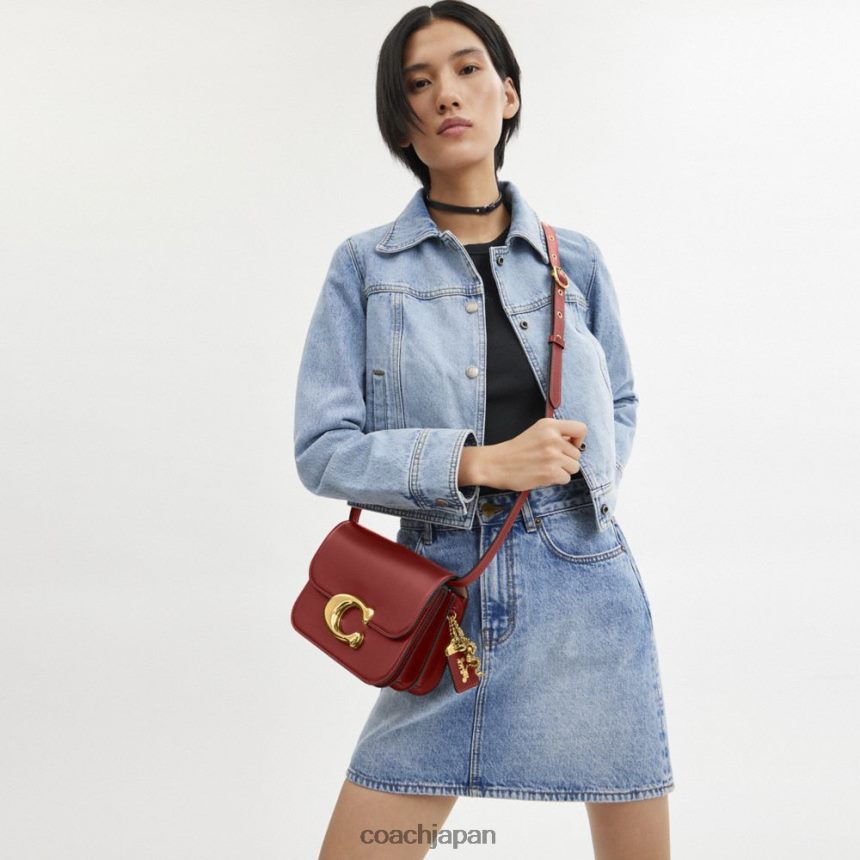 Coach 女性 ドラゴンの新年アイドルバッグ リ/ルビーレッド TZL40234