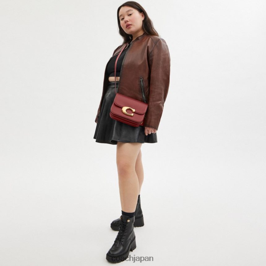 Coach 女性 ドラゴンの新年アイドルバッグ リ/ルビーレッド TZL40234