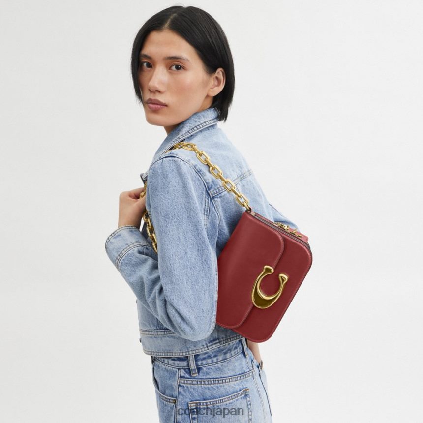 Coach 女性 ドラゴンの新年アイドルバッグ リ/ルビーレッド TZL40234