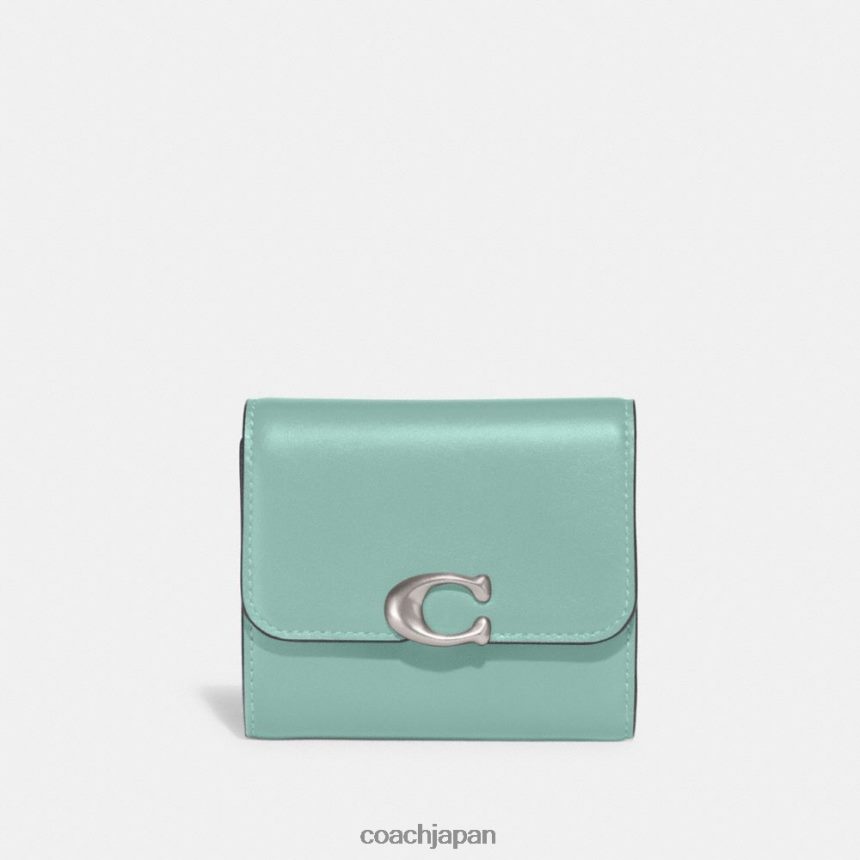 Coach 女性 盗賊の財布 左/フェードブルー TZL402359