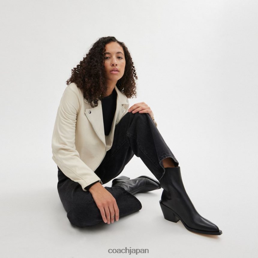 Coach 女性 プレスティンブーツ 黒 TZL402416