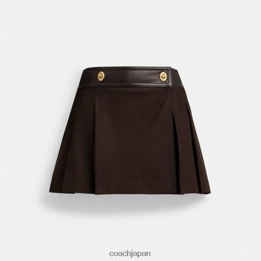 Coach 女性 ミニスカート 茶色 TZL402512