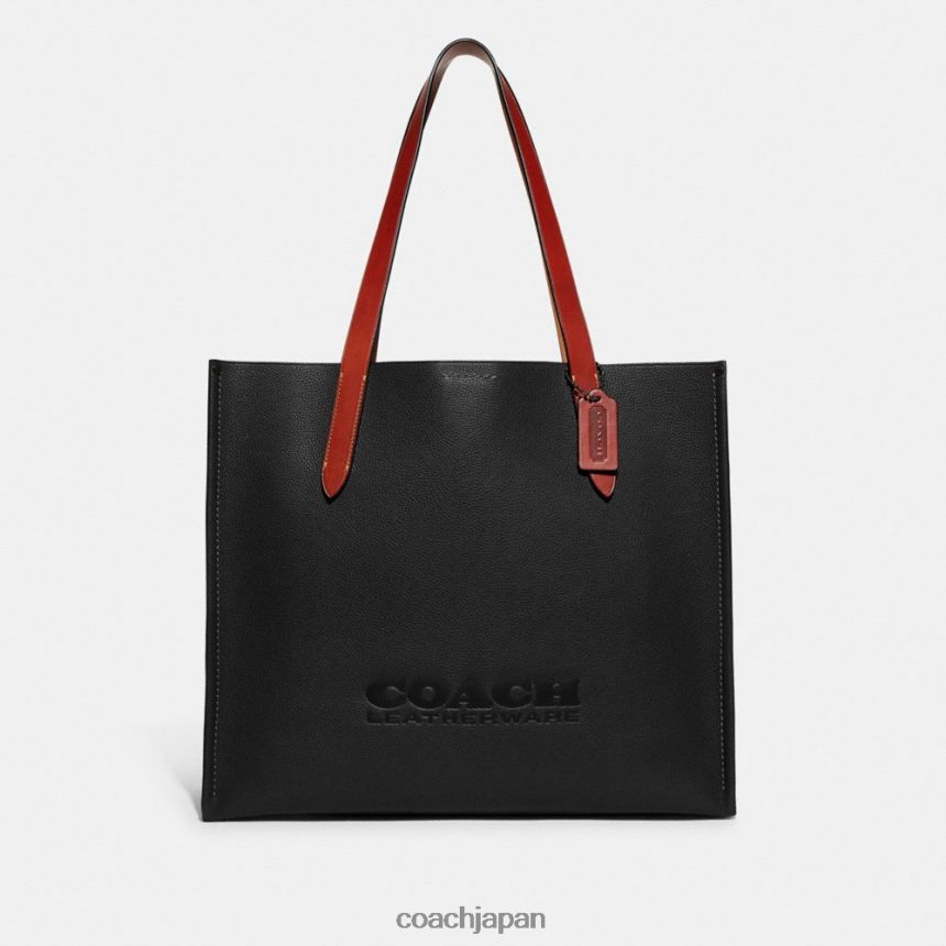 Coach 男性 リレートート 黒 TZL402629