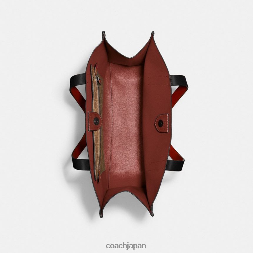 Coach 男性 リレートート 黒 TZL402629