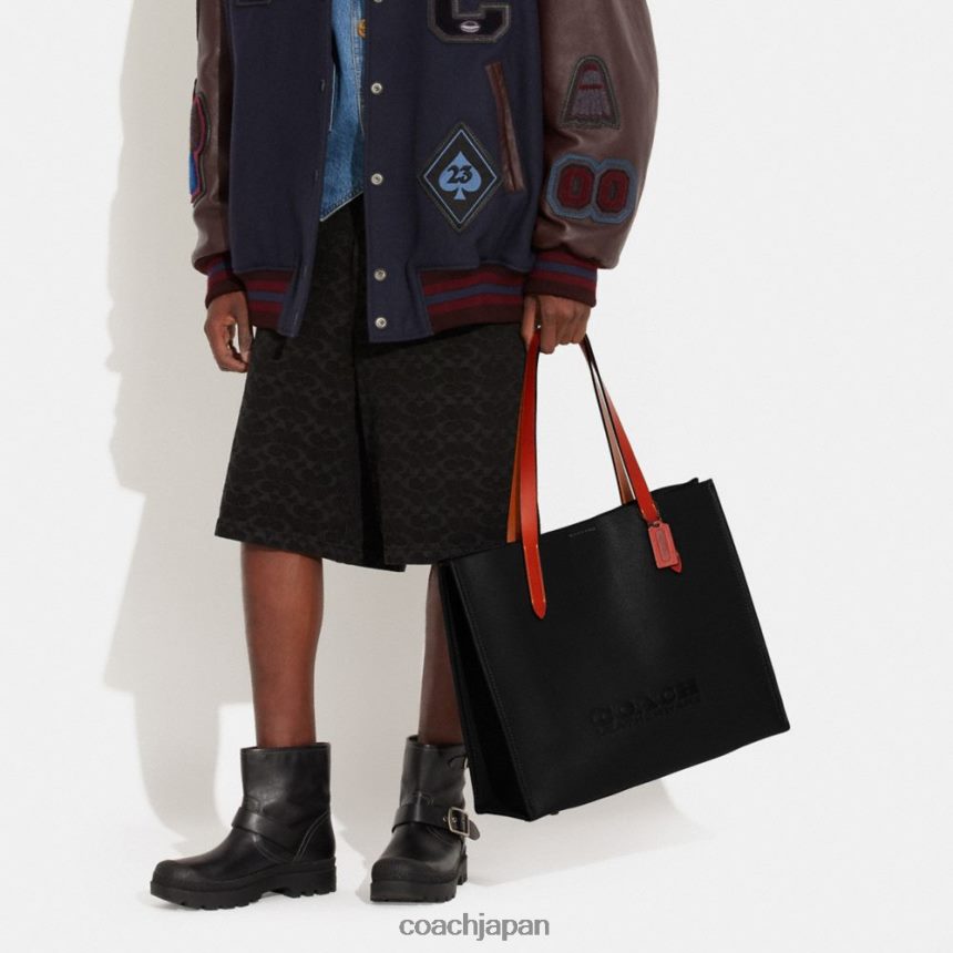 Coach 男性 リレートート 黒 TZL402629