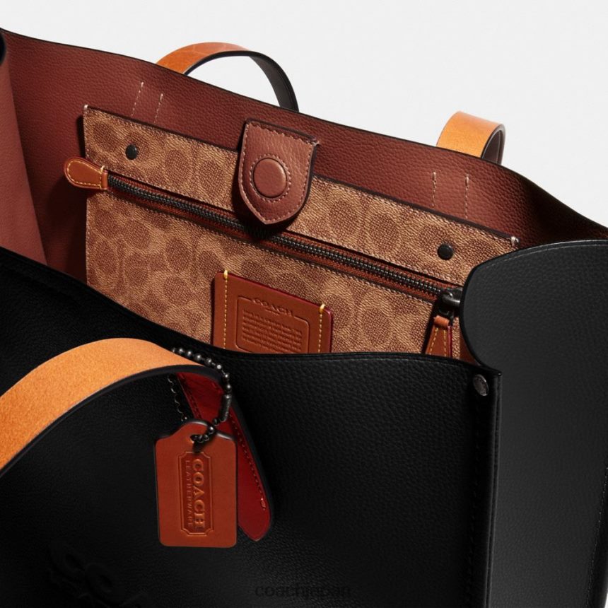 Coach 男性 リレートート 黒 TZL402629