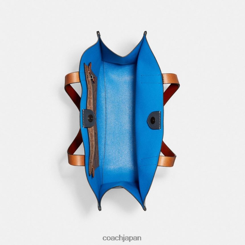 Coach 男性 リレートート グレーブルー TZL402630