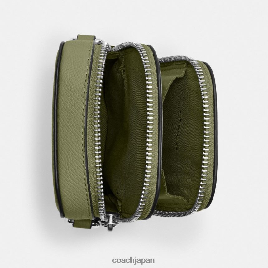 Coach 男性 電話クロスボディ モス TZL402650