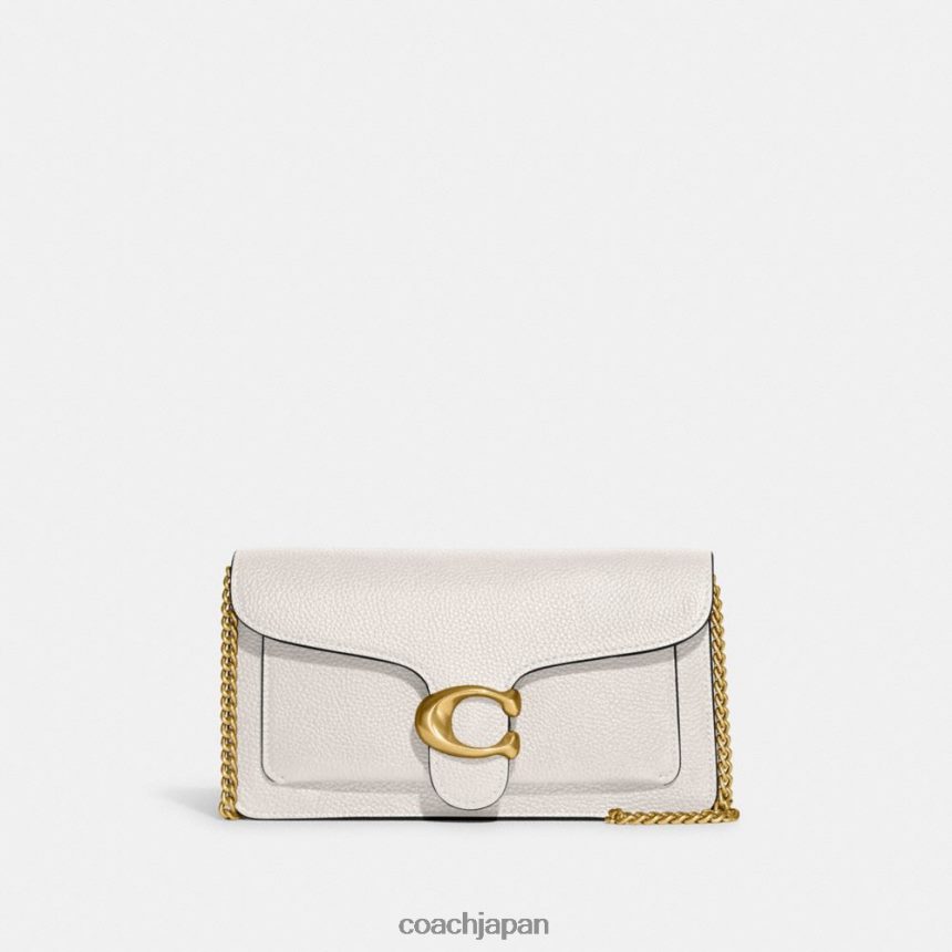 Coach 女性 タビーチェーンクラッチ b4/チョーク TZL402169