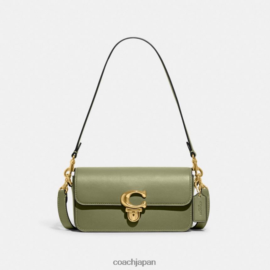 Coach 女性 スタジオバゲットバッグ b4/モス TZL402180