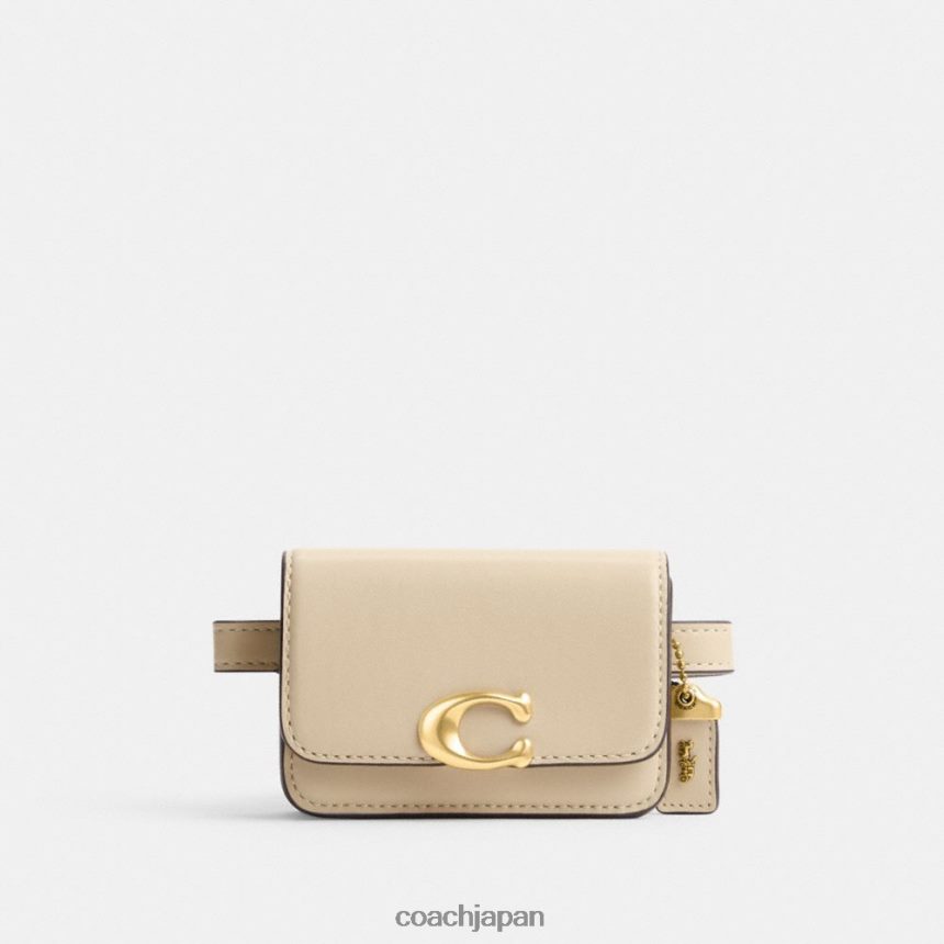 Coach 女性 バンディット カードケース ベルトバッグ b4/アイボリー TZL402193