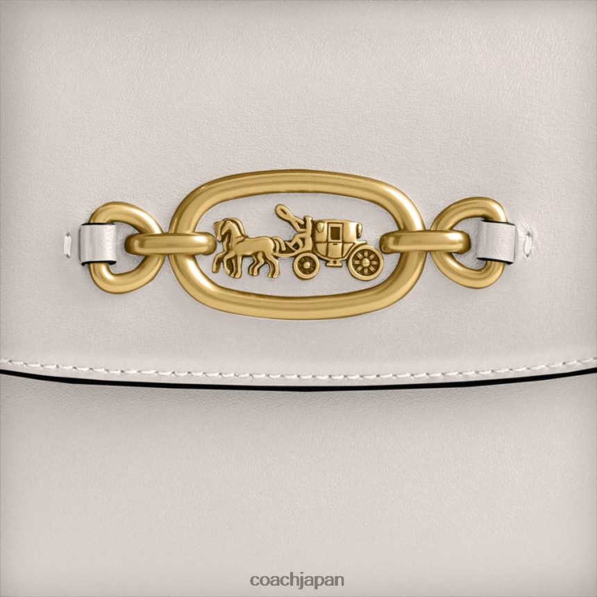 Coach 女性 ハーレーショルダーバッグ b4/チョーク TZL40228