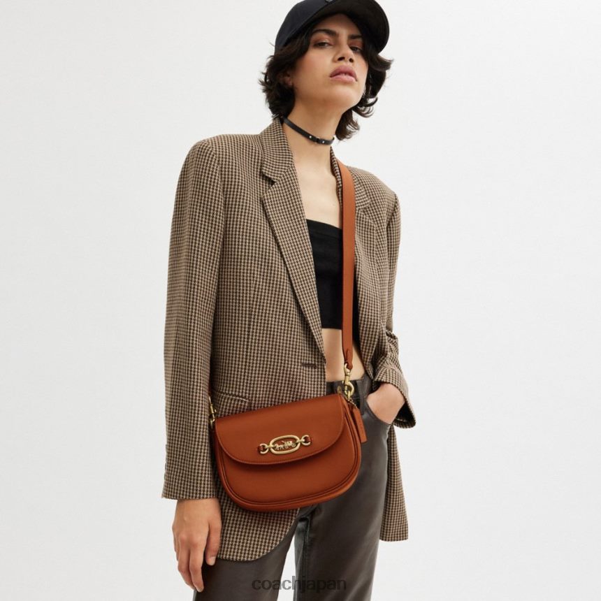 Coach 女性 ハーレーショルダーバッグ b4/磨かれた琥珀色 TZL40229