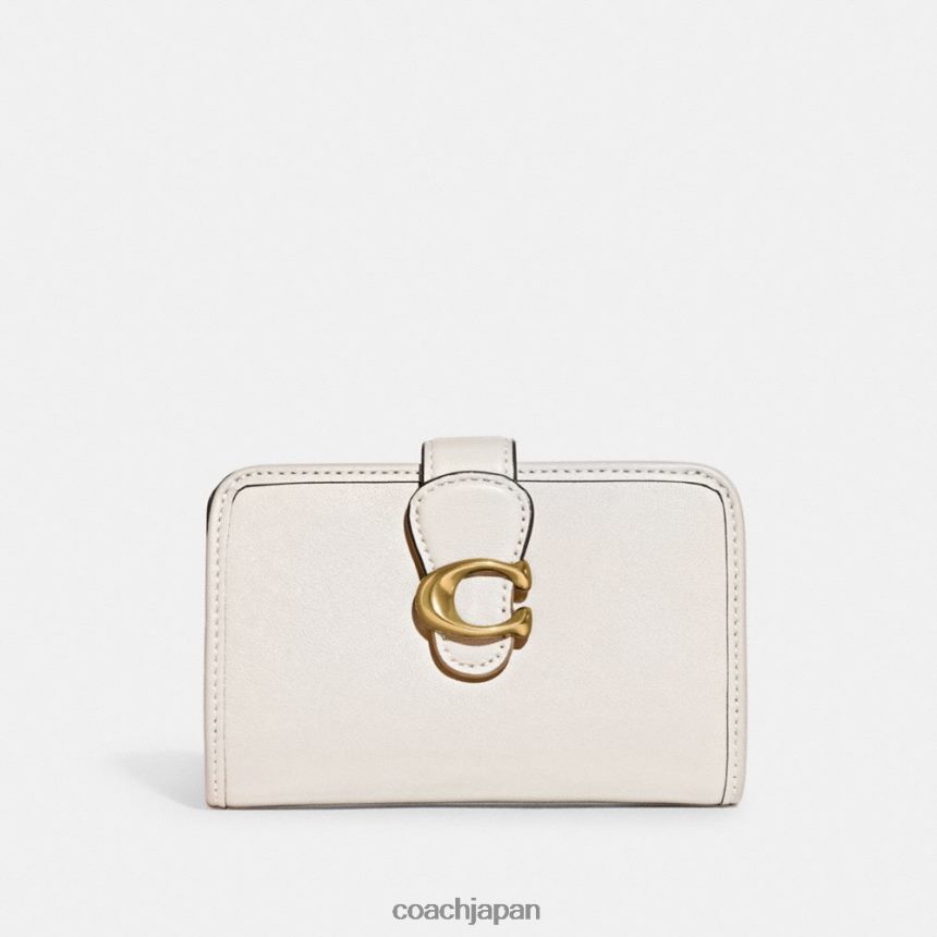 Coach 女性 タビーミディアムウォレット b4/チョーク TZL402335