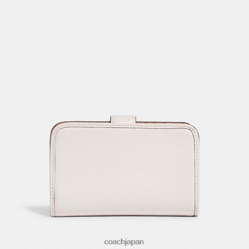 Coach 女性 タビーミディアムウォレット b4/チョーク TZL402335